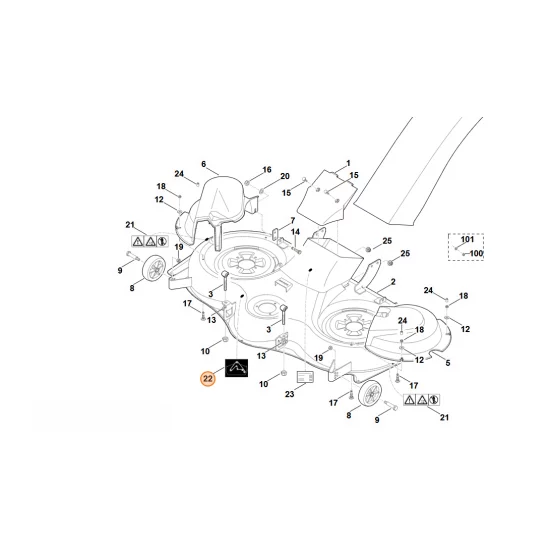 Stihl  Naklejka 6170 967 4470